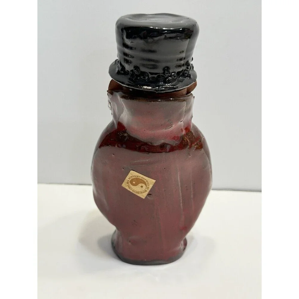 Vintage Chelsea Pottery England Studio Figure Tower Guard Red 7.5